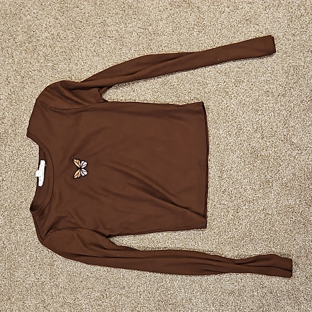 Hippie Rose long sleeve shirt size small
